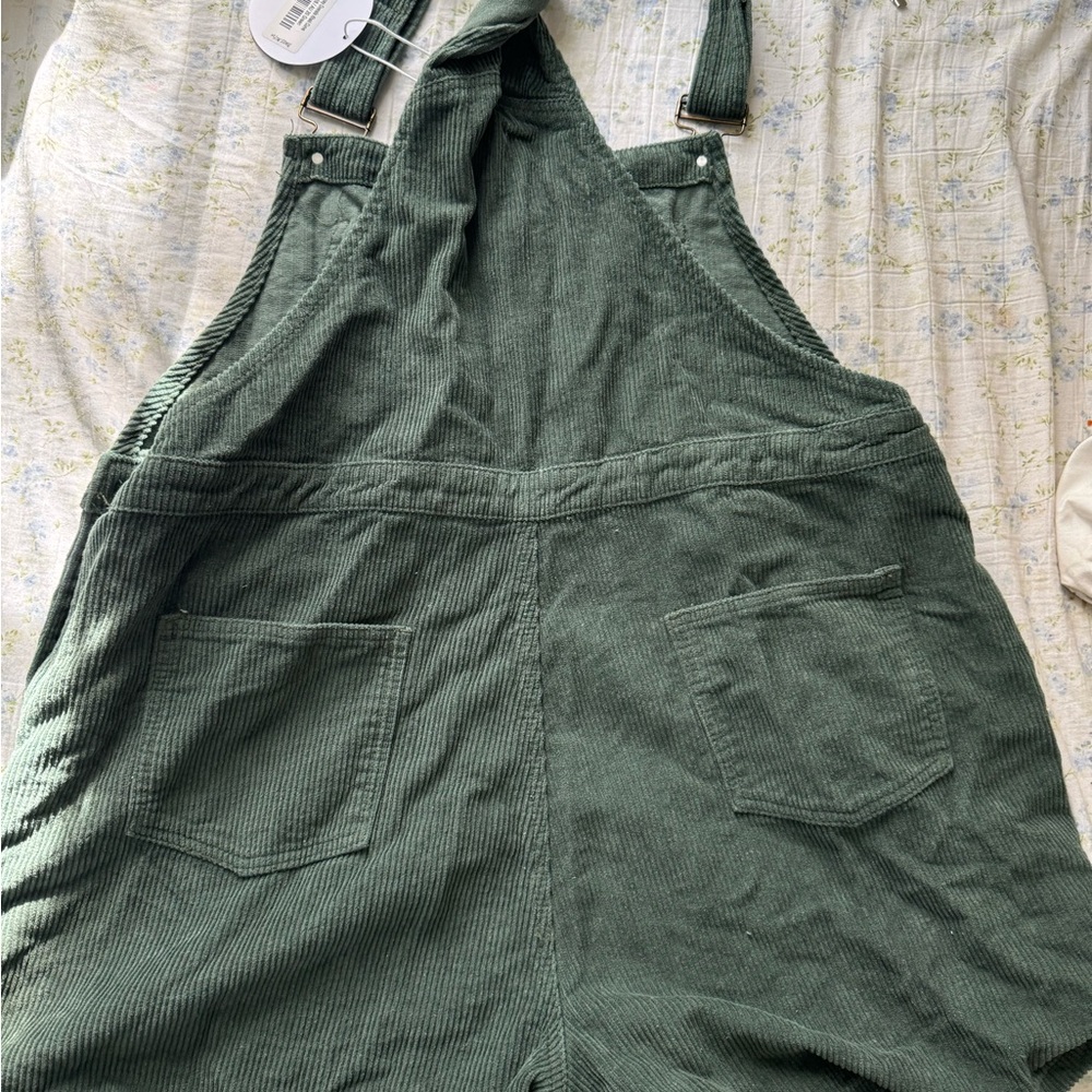 Princess Polly Green Overalls